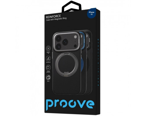 Чохол Proove Reinforce Case with Magnetic Ring для iPhone 13 Blue (PCREIP130012)
