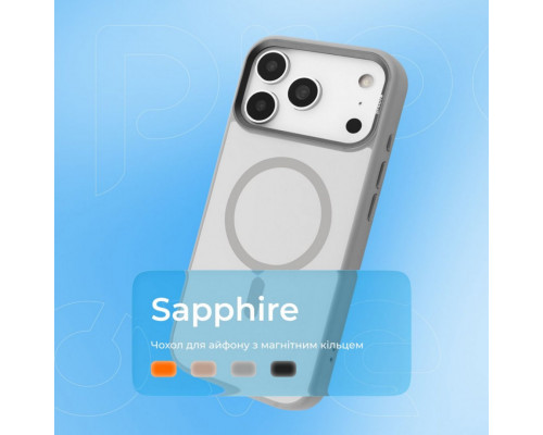 Чохол Proove Sapphire Case with Magnetic Ring для iPhone 16 Black Titanium (PCSAIP160036)