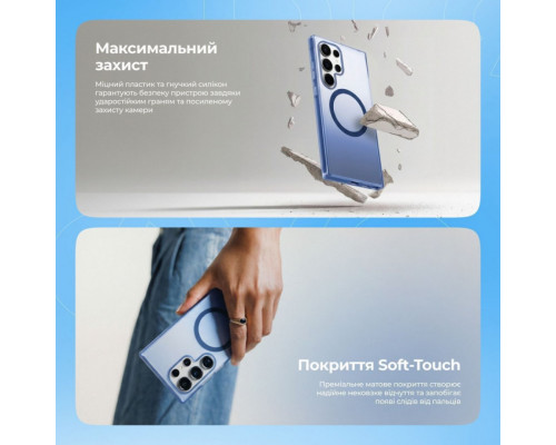 Чохол Proove Shadow Star Case with Magnetic Ring для Samsung Galaxy S25 Ultra Blue (PCSSSGSU2512)