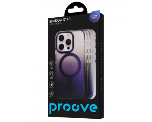 Чохол Proove Shadow Star Case with Magnetic Ring для iPhone 14 Pro Blue (PCSSIP14P012)