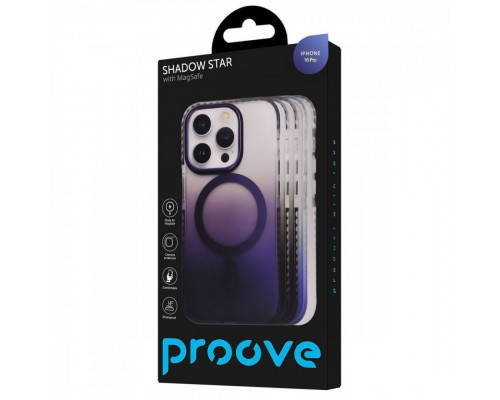 Чохол Proove Shadow Star Case with Magnetic Ring для iPhone 16 Pro White (PCSSIP16P014)