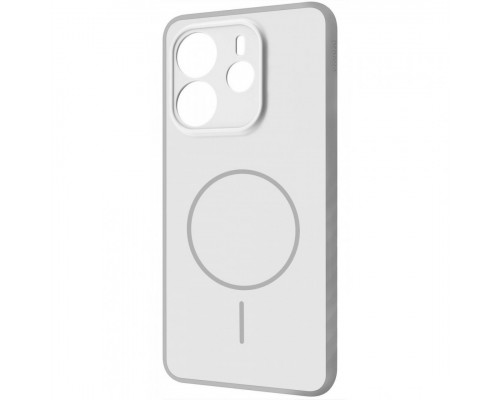Чохол Proove Softline Case with Magnetic Ring для Xiaomi Redmi Note 14 4G (Global) 163.3mm Silver (PCLCXRN14429)
