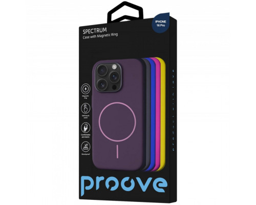 Чохол Proove Spectrum Case with Magnetic Ring для iPhone 16 Pro Sun Yellow (PCSPIP16P040)