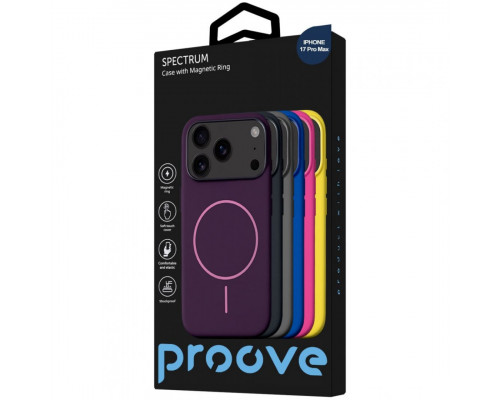 Чохол Proove Spectrum Case with Magnetic Ring для iPhone 17 Pro Max/18 Pro Max Sun Yellow (PCSPIP18PM40)