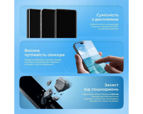 Захисна гідрогелева плівка Proove Hydrogel Screen Protection LITE Matte (GGLT21400150)