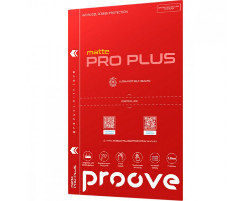 Захисна гідрогелева плівка Proove Hydrogel Screen Protection PRO PLUS Matte (GGPP22001150)
