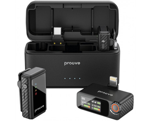 Бездротовий петличний мікрофон Proove Forum Pro Black (PFWM00000201)