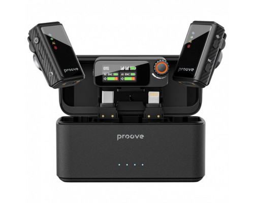 Бездротовий петличний мікрофон Proove Forum Pro Black (PFWM00000201)