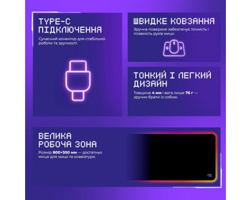 Ігрова поверхня Proove Gaming Offland Black (MPOF00022401)