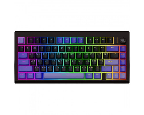 Бездротова клавіатура Proove Gaming Raster (Ukraine Layout) Black/Purple (WKRS00022416)