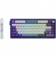 Бездротова клавіатура Proove Gaming T-Racer (Ukraine Layout) Purple/White (WKTR00022417)