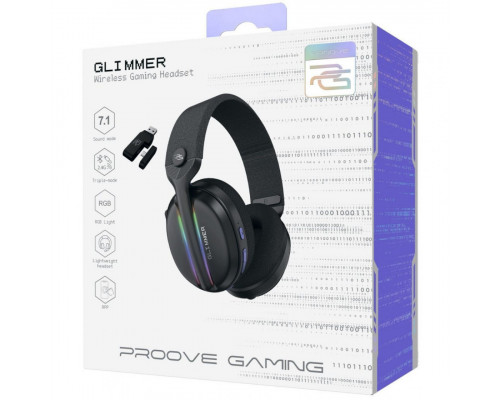 Бездротова ігрова гарнітура Proove Gaming Glimmer (APP) White/Purple (WHGL00022017)