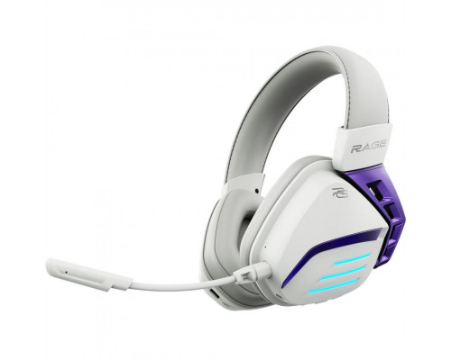Бездротова ігрова гарнітура Proove Gaming Rage (APP) White/Purple (WHRG00020002)