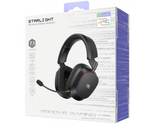 Бездротова ігрова гарнітура Proove Gaming Starlight (APP) White/Purple (WHSR00020017)