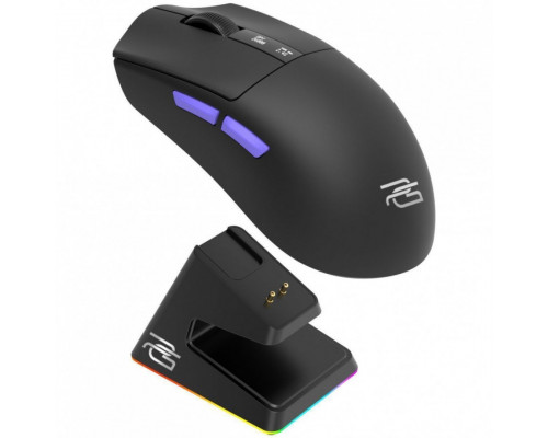 Бездротова ігрова миша Proove Gaming Jester 8K with Charging Dock Black/Purple (WMJSCD022016)