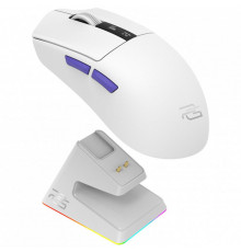 Бездротова ігрова миша Proove Gaming Jester 8K with Charging Dock White/Purple (WMJSCD022017)