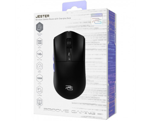 Бездротова ігрова миша Proove Gaming Jester 8K with Charging Dock White/Purple (WMJSCD022017)