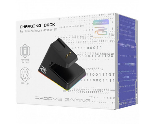 Зарядна станція для миші Proove Gaming Jester 8K Black (DSGMJR000001)