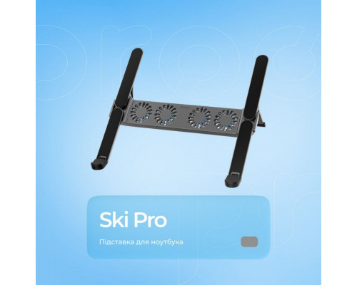 Підставка для ноутбука Proove Ski Pro Silver (LSSP00212004)