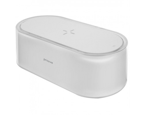 Нічник з бездротовою зарядкою Proove Glow 1200mAh White (PLPG00102002)