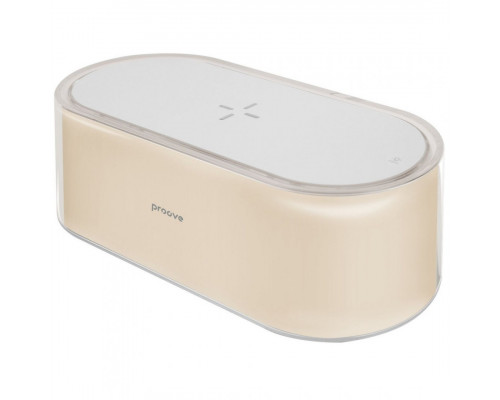 Нічник з бездротовою зарядкою Proove Multicolor Glow 1200mAh White (PLGM00102002)