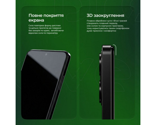 Захисне скло Proove Safe Screen для Xiaomi Redmi 15C 4G European/Poco C85 (173.2mm) Black (PGPSS1XR15C1)