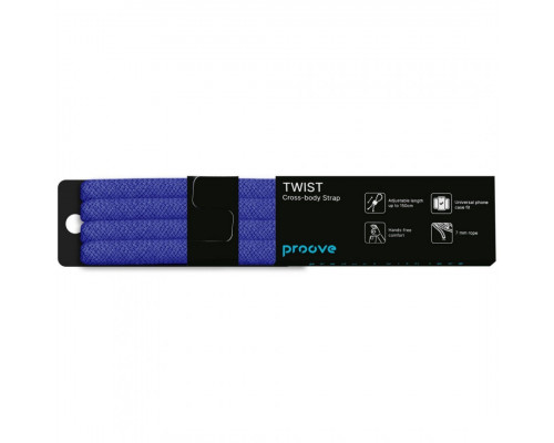 Ремінець для телефона Proove Twist Color Cross-Body Strap Midnight Blue (PSBSUNOC1508)