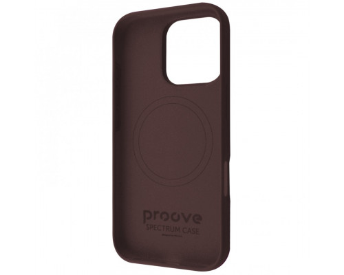 Чохол Proove Spectrum Case with Magnetic Ring для iPhone 16 Pro Choco Mousse (PCSPIP16P054)