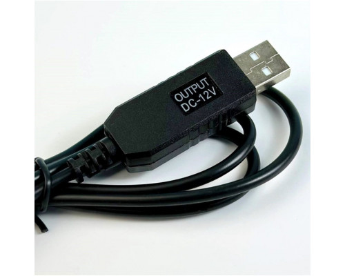 Кабель для роутера Boost Cable USB-DC12V (2,1x5,5mm) Black