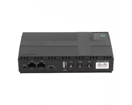 Джерело безперебійного живлення UPS DC1018P 10400mAh, USB/ DC: 9V/12V Black