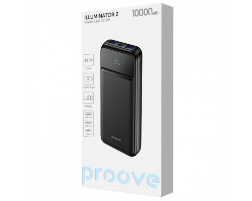 Внешний аккумулятор Proove Illuminator 2 22.5W 10000mAh Black (PBIP10212201)