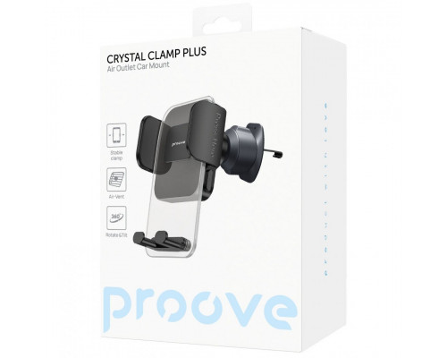 Автомобильный держатель Proove Crystal Clamp Plus Air Outlet Car Mount Black (CHCCP0000001)