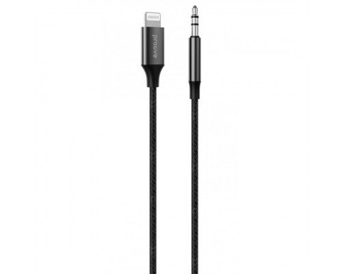 Кабель AUX Proove SoundTrack Lightning to 3.5mm (1m) Black (ACST00004801)