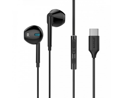 Дротові навушники Proove Scape C3 (Type-C) Black (WESC00002001)