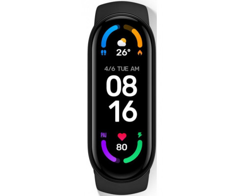 Фитнес-браслет Xiaomi Mi Smart Band 6 Black (BHR4951GL)