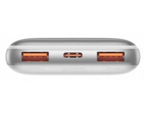 Зовнішній акумулятор Power Bank Baseus Bipow Pro 10000mAh 20W Display White (PPBD040102)