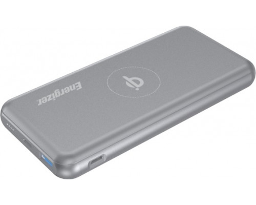 Зовнішній акумулятор Power Bank Energizer QE10007PQ-10000mAh Qi wireless Type-C PD (G)