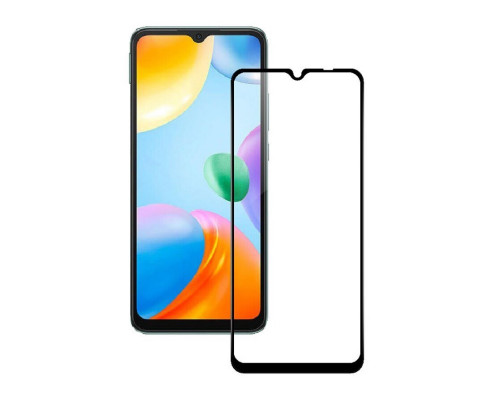 Захисне скло Full Glue для Xiaomi 10C Black