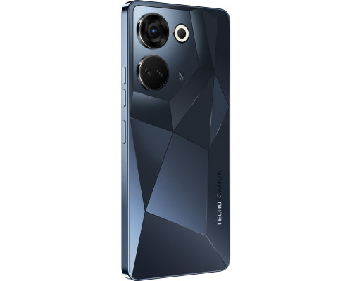 Смартфон Tecno Camon 20 Pro (CK7n) 8/256GB Predawn Black (4895180799792)