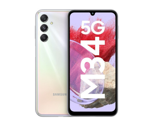 Смартфон Samsung Galaxy M34 5G M346B 8/128GB Silver (SM-M346BZSGSEK)