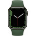 Apple Watch Series 7 45mm Green Aluminum Case with Clover Sport Band (MKN73, MKNQ3) Восстановленный