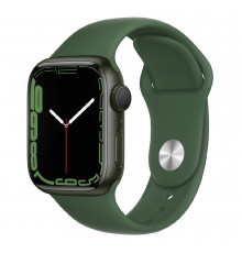Apple Watch Series 7 45mm Green Aluminum Case with Clover Sport Band (MKN73, MKNQ3) Восстановленный