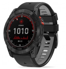 Ремінець Tech-Protect IconBand Pro для Garmin Fenix 5 | 6 | 6 Pro | 7 Black Grey (9319456604856)