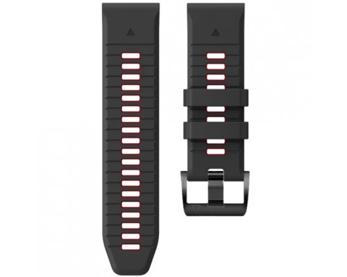 Ремешок Tech-Protect IconBand Pro для Garmin Fenix 5 | 6 | 6 Pro | 7 Black Red (9490713936436)