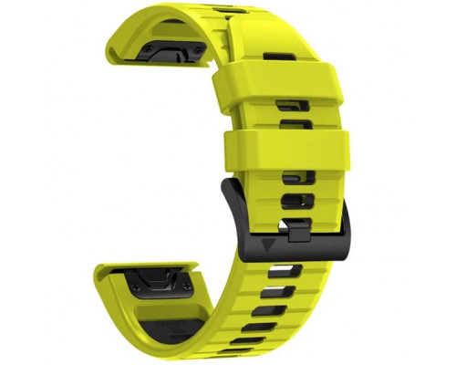 Ремешок Tech-Protect IconBand Pro для Garmin Fenix 5 | 6 | 6 Pro | 7 Lime Black (9319456605068)