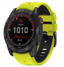 Ремінець Tech-Protect IconBand Pro для Garmin Fenix 5 | 6 | 6 Pro | 7 Lime Black (9319456605068)
