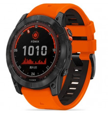 Ремінець Tech-Protect IconBand Pro для Garmin Fenix 5 | 6 | 6 Pro | 7 Orange Black (9319456605075)