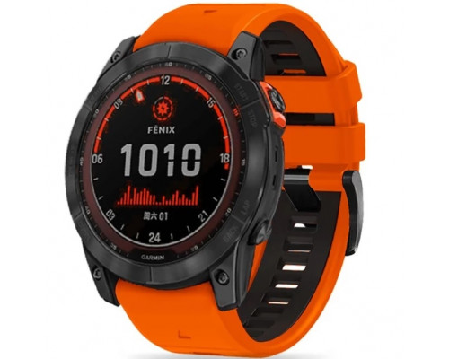 Ремешок Tech-Protect IconBand Pro для Garmin Fenix 5 | 6 | 6 Pro | 7 Orange Black (9319456605075)