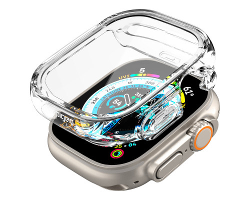 Чехол Spigen Ultra Hybrid для Apple Watch Ultra 49mm Crystal Cleare (ACS05459)