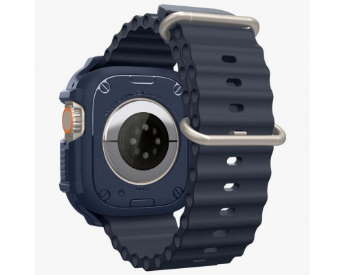Чехол Spigen Rugged Armor для Apple Watch Ultra 2/1 49mm Navy Blue (ACS07382)